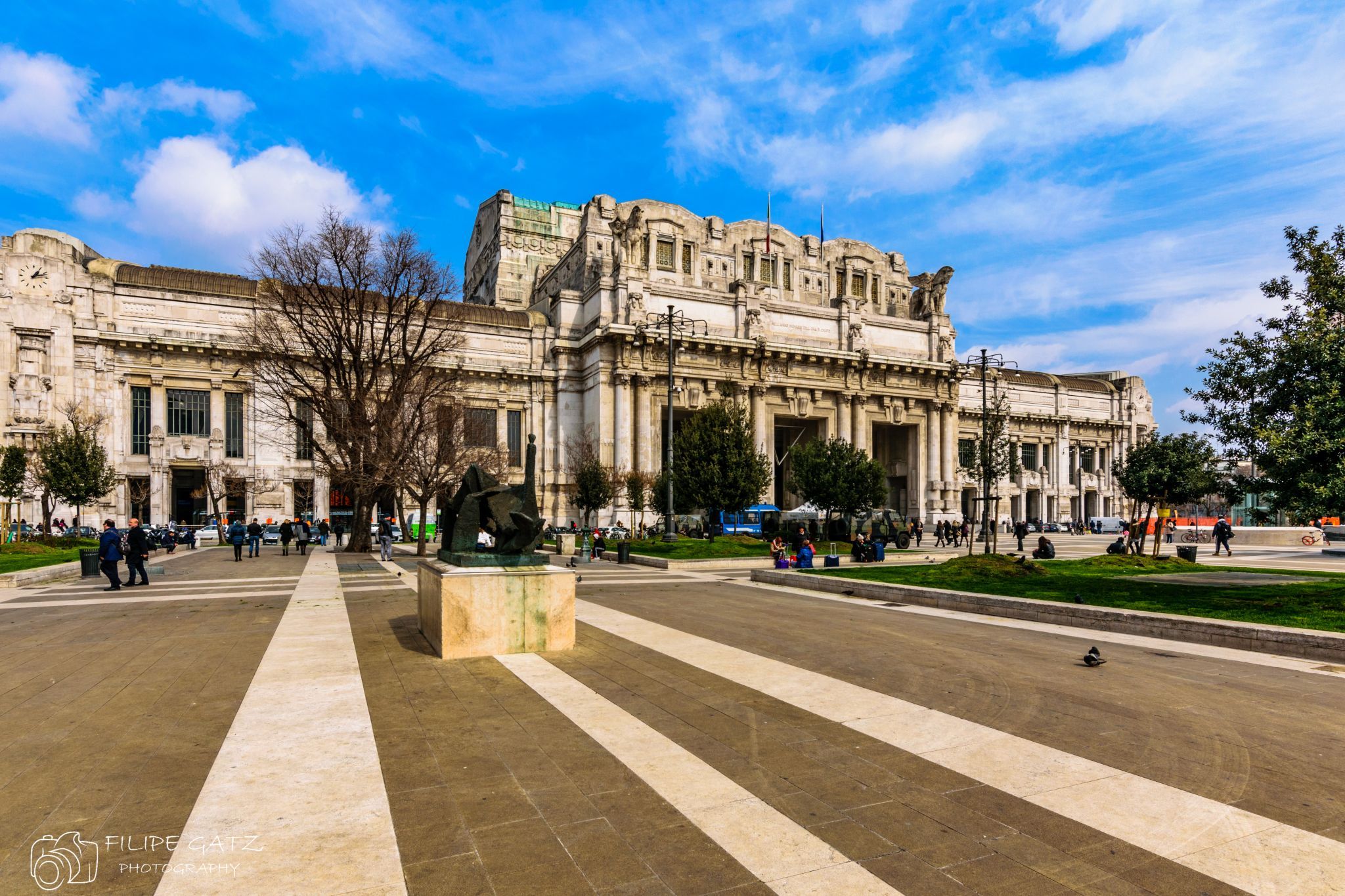 Entrance Hall of Stazione Centrale, Milano, Italy