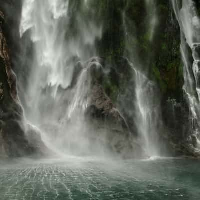 Stirling Falls, Milford Sound, New Zealand