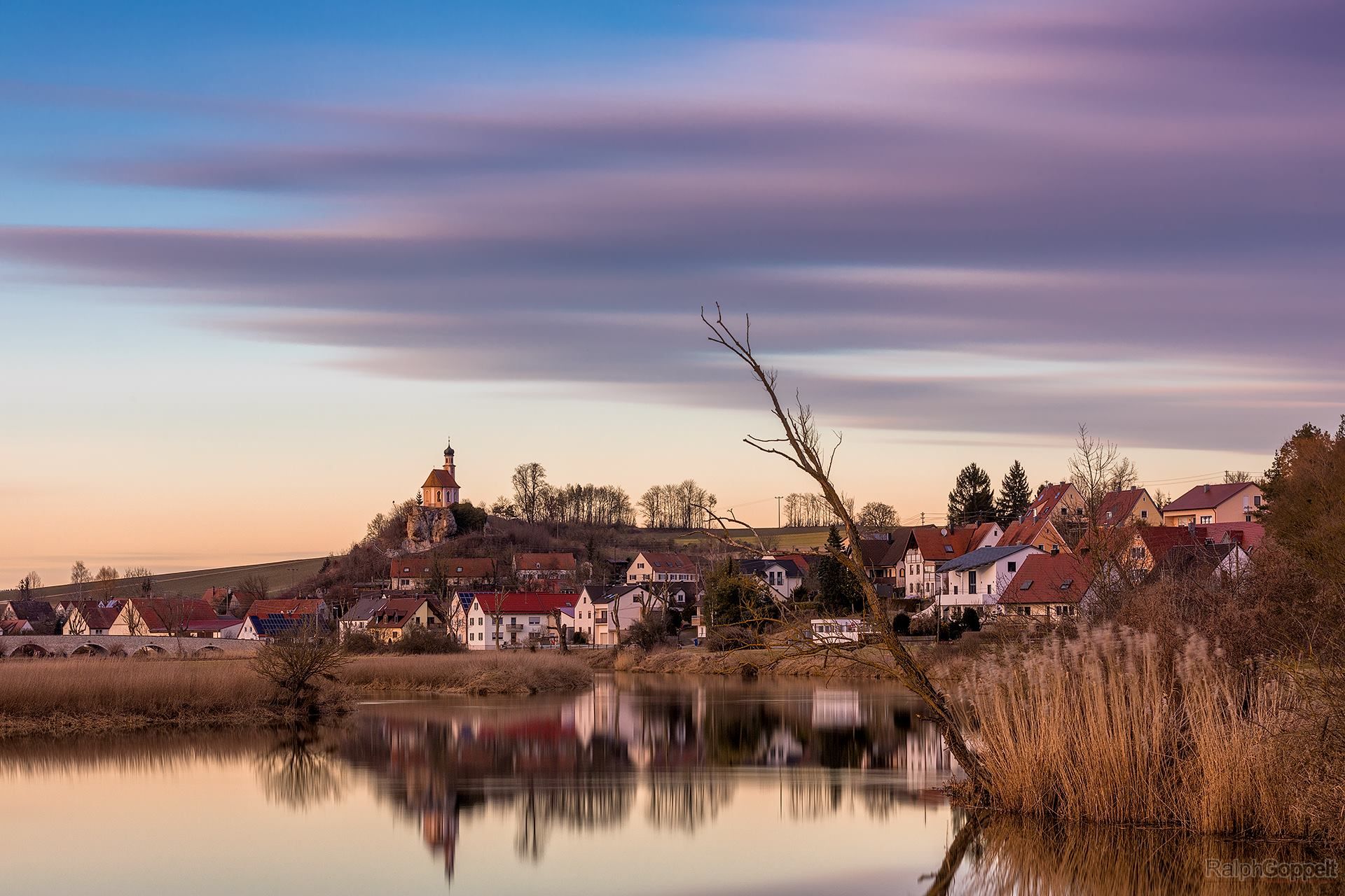 Sunset at Woernitzstein, Germany