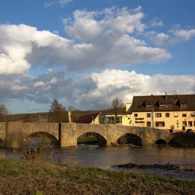 Tauberrettersheim (Tauber bridge), Germany