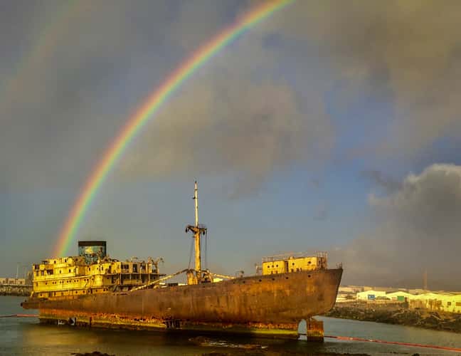 Barco Telamón from the other perspective, Arrecife
