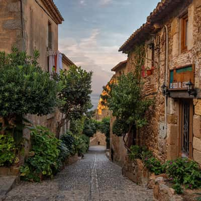 Houses of Tossa de Mar, Spain