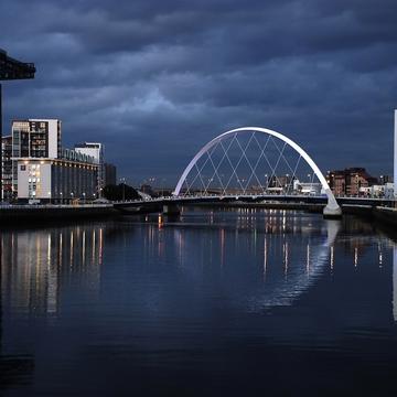 The Clyde Arc,Glasgow, Scotland, United Kingdom