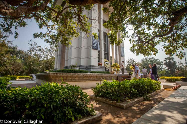 The monuement to the Killing Fields Phnom Penh
