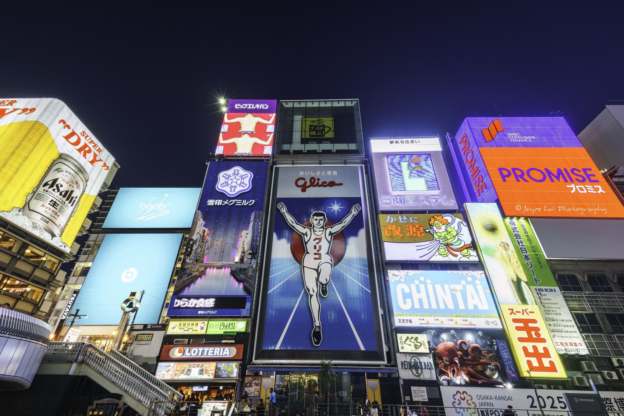 The neon signs of Dōtonbori, Japan