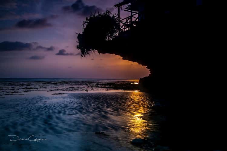 The Rock Restaurant sunrise Dongwe Zanzibar