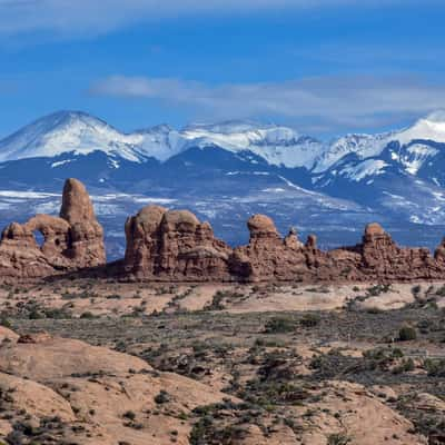 The Windows Section in Arches NP, USA