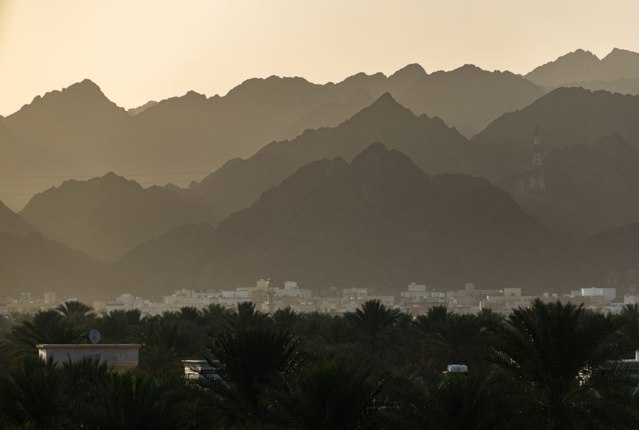 Tower from fort Nizwa and the views, Oman