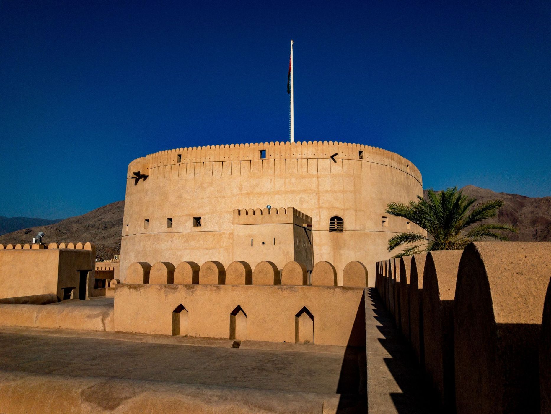 Tower from fort Nizwa and the views, Oman