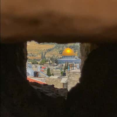 Tower of David - View to the Dome of Rock, Israel