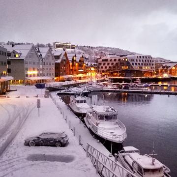 Tromso Harbour from Scandic Ishavshotel, Norway
