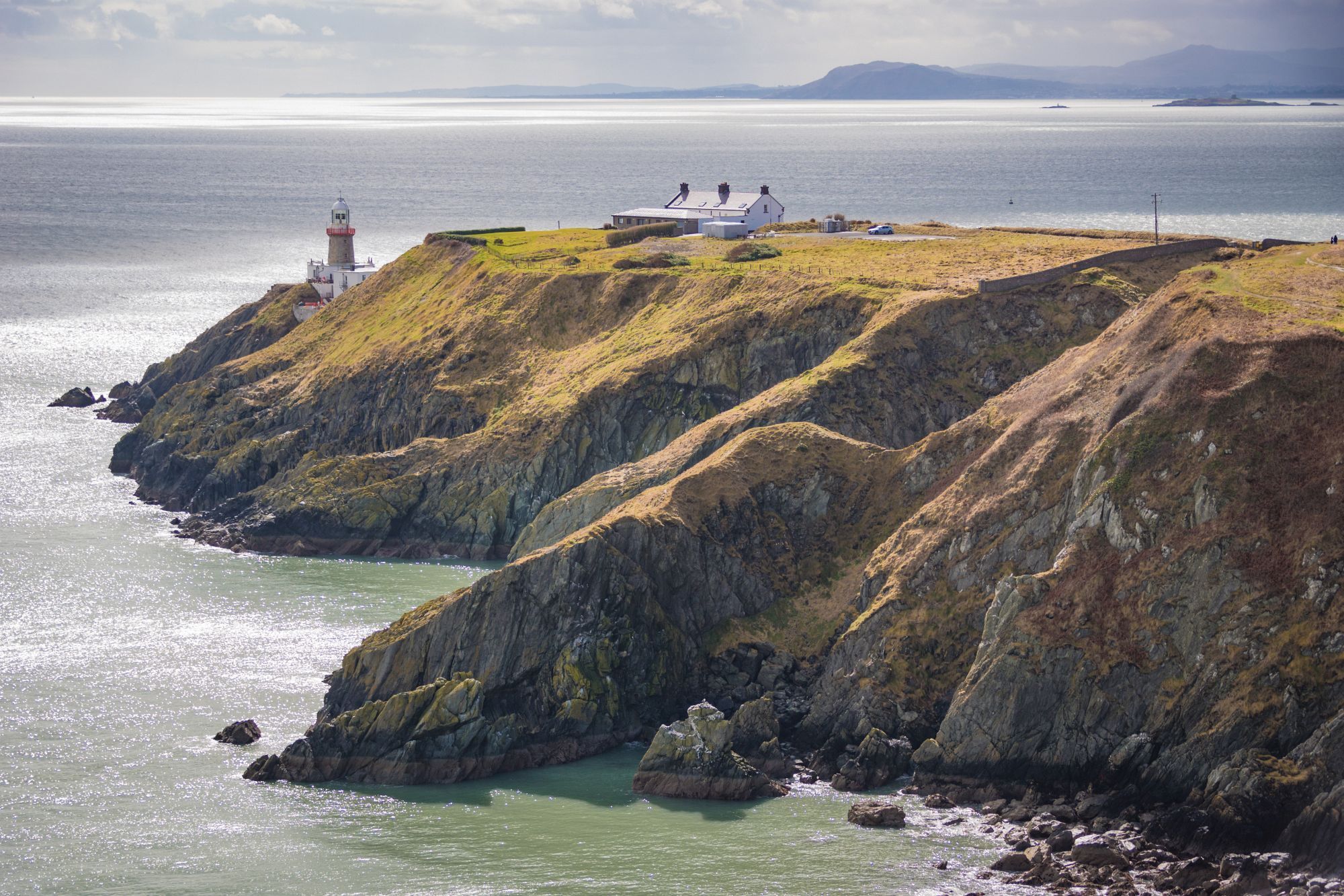View at the Baily Lighthouse, Ireland