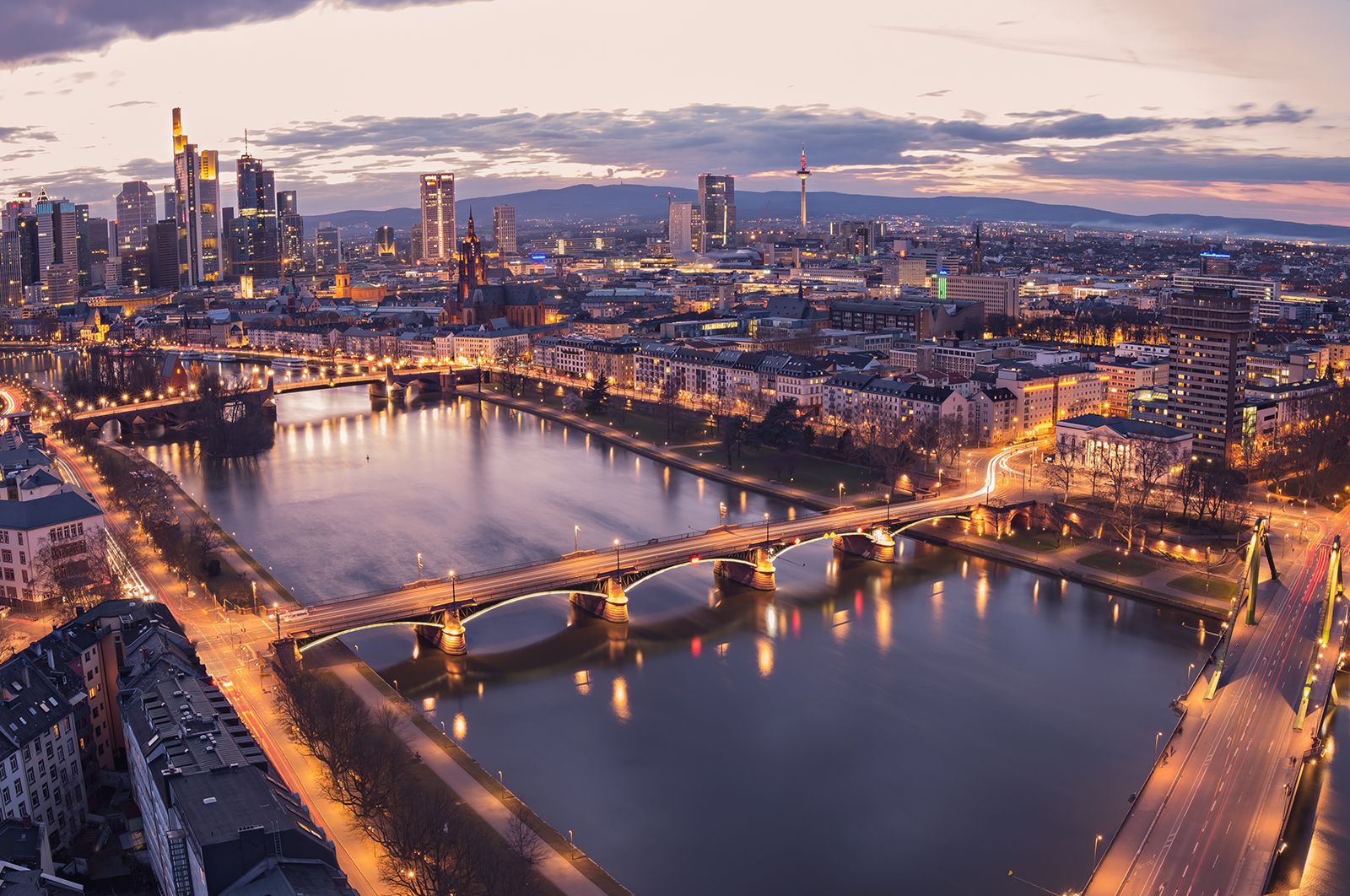View from Main Plaza (Lindner Hotel), Frankfurt am Main, Germany