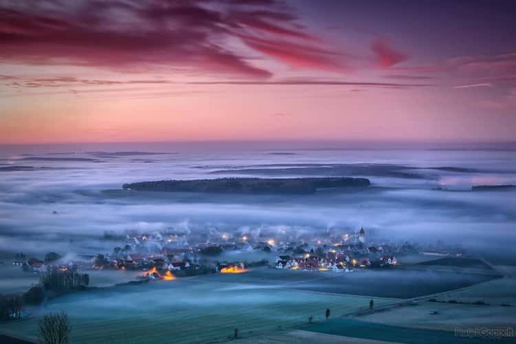 View over Sammenheim