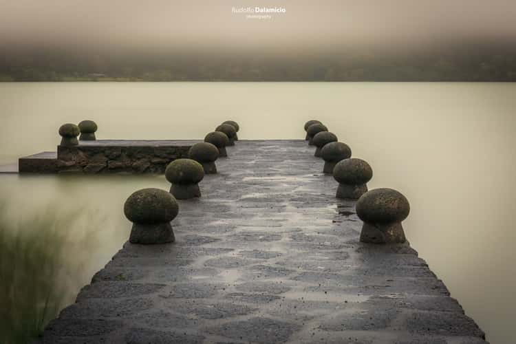 Volcanic Lake Pier