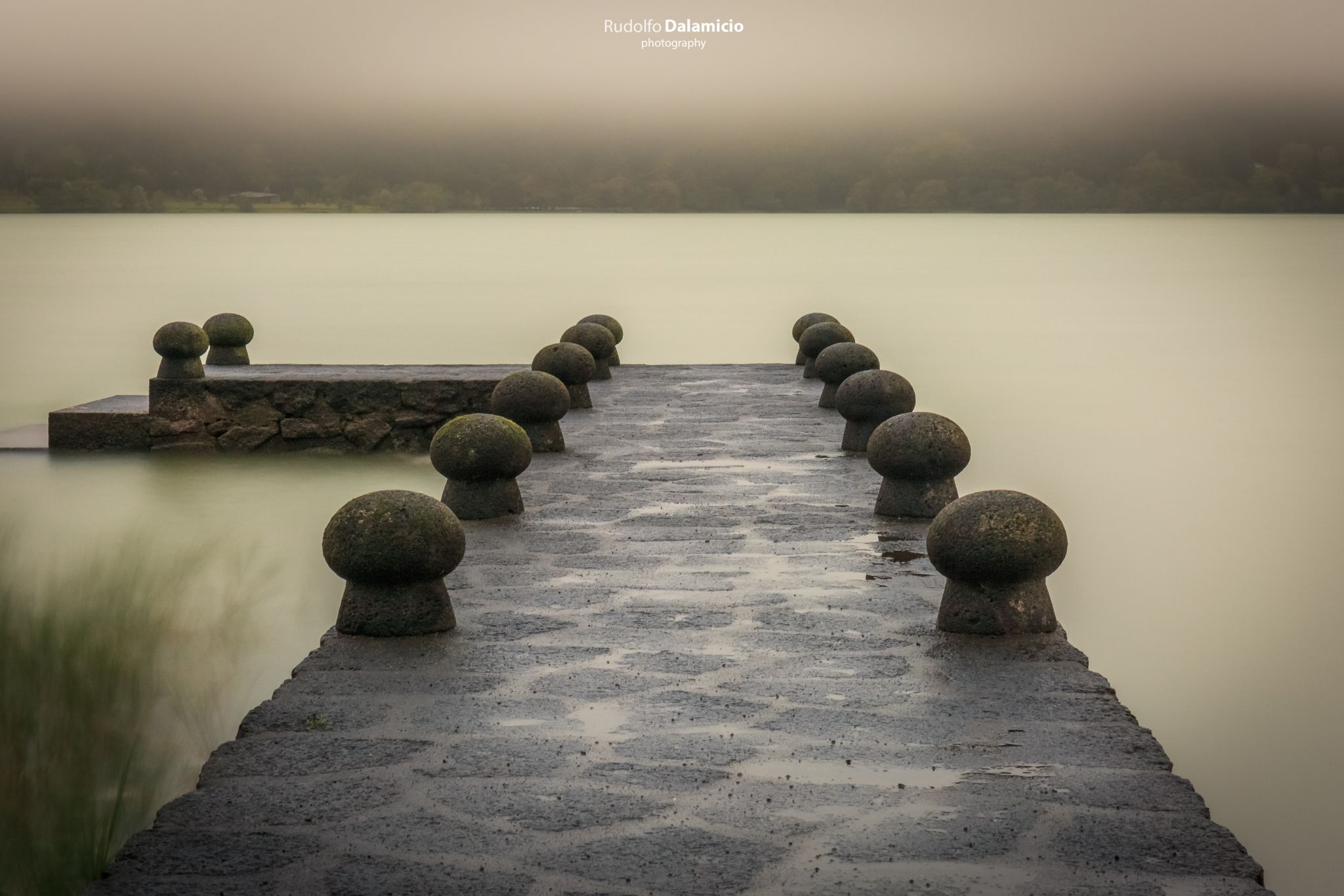 Volcanic Lake Pier, Portugal