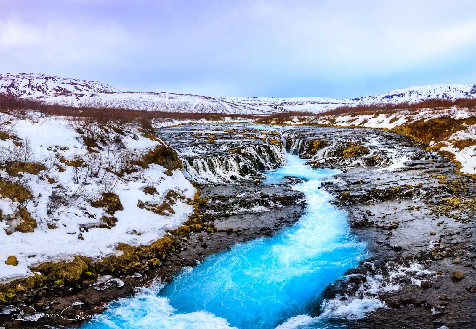 Bruarfoss Waterfall, Iceland