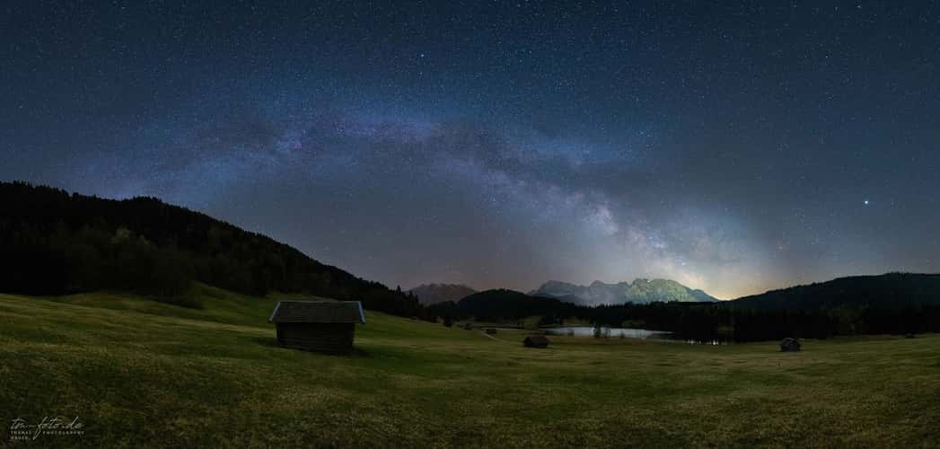 Wooden Hut at lake Geroldsee, Bavaria