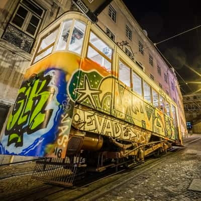 Ascensor da Glória - Lift of Glory, Portugal