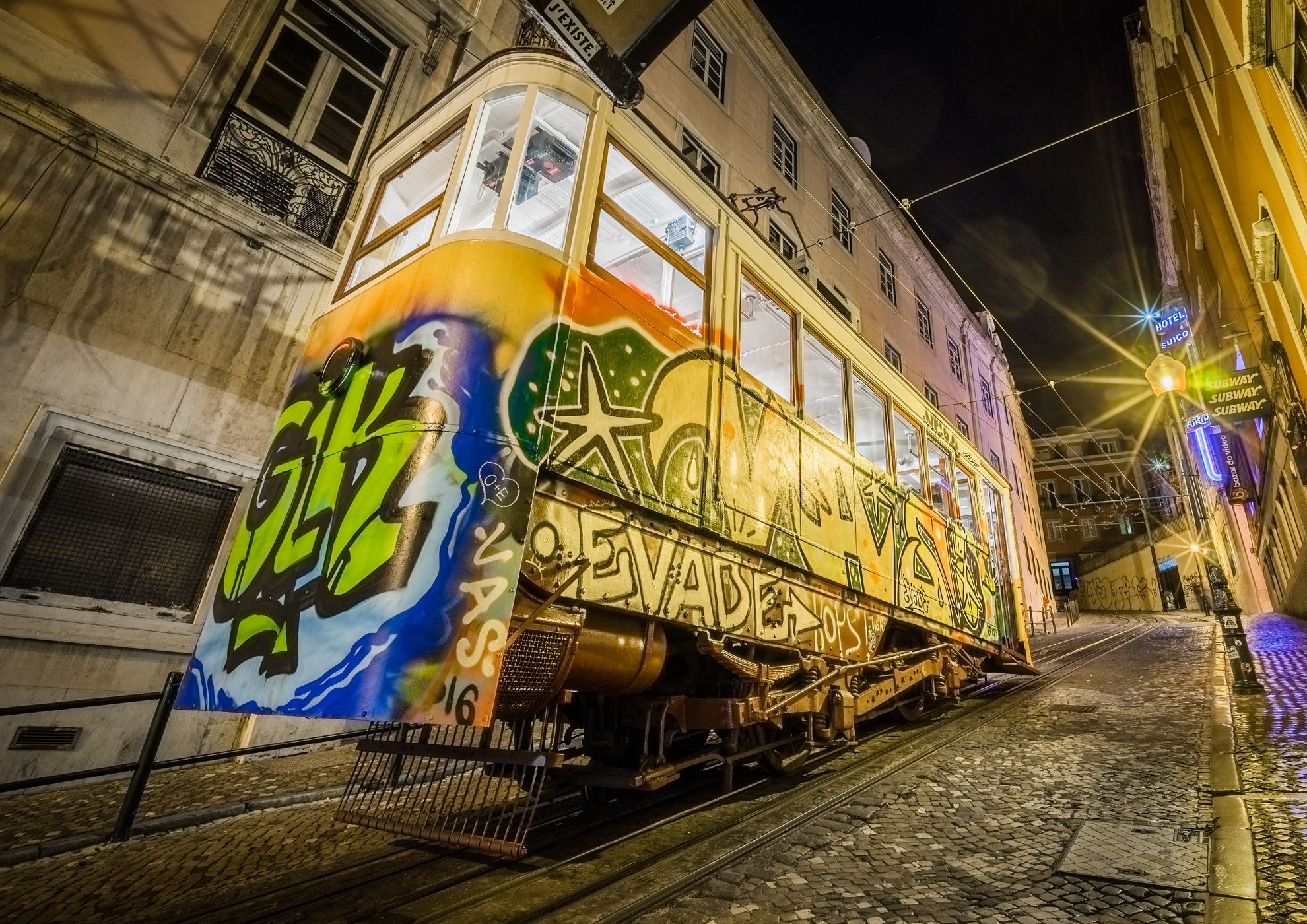 Ascensor da Glória - Lift of Glory, Portugal