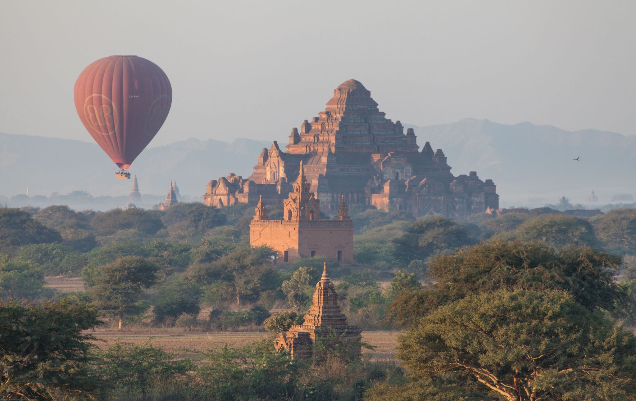 Bagan from Pyathada Temple, Myanmar
