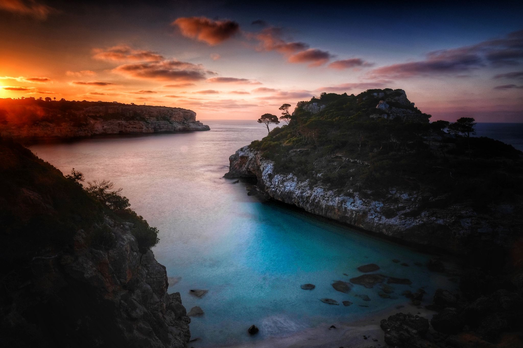 Bay at Caló des Moro, Cala Llombards, Mallorca, Spain