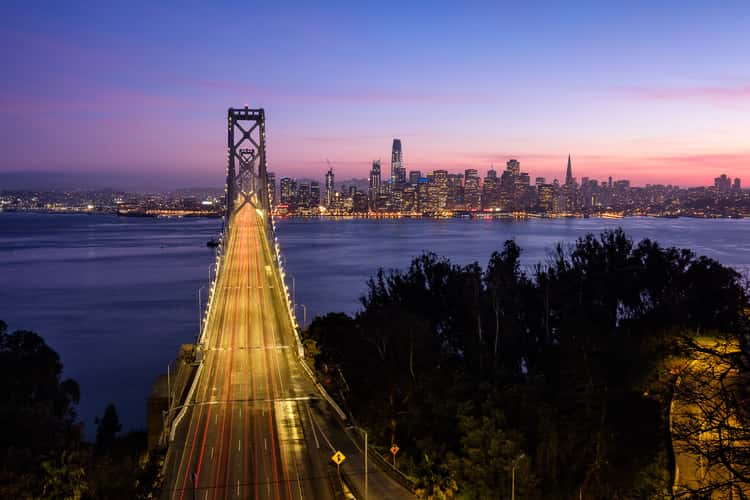 Bay Bridge from Treasure Island