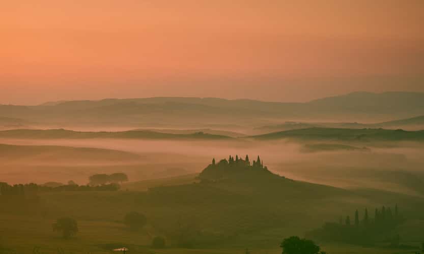Podere Belvedere in the Val D'orcia Tuscany