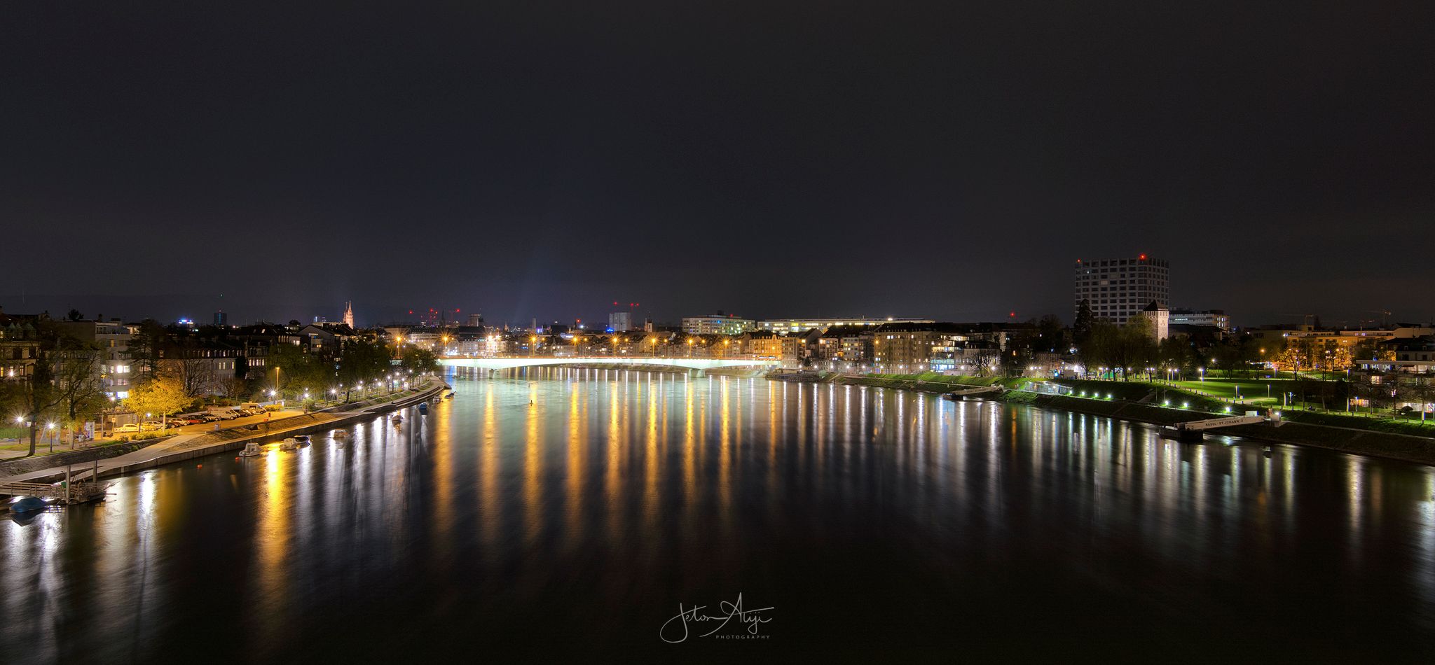 Best sunset view in Basel, Switzerland