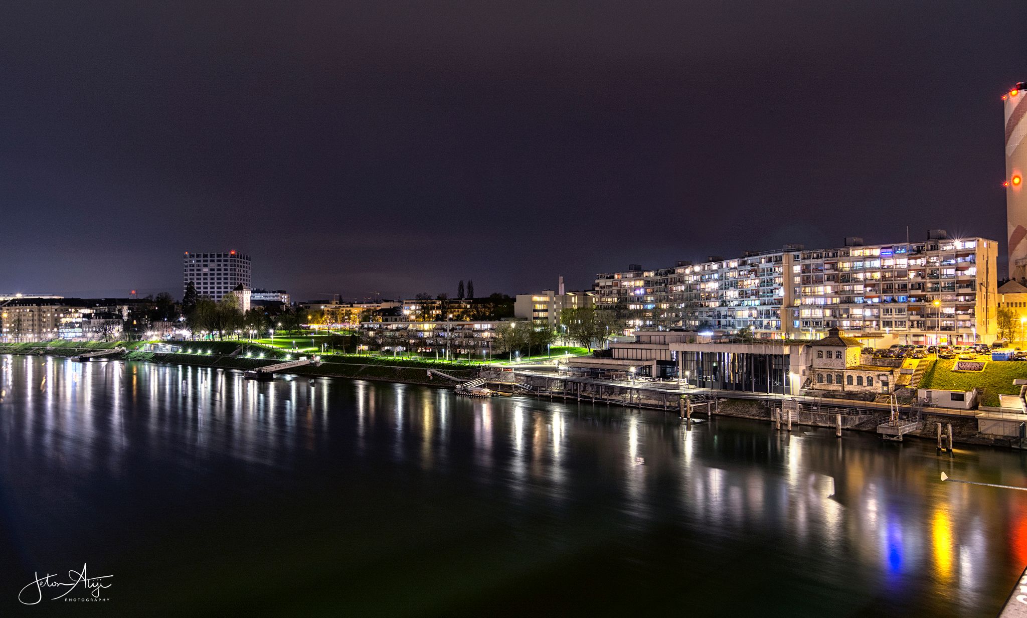 Best sunset view in Basel, Switzerland