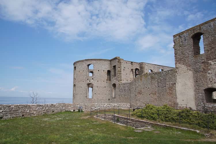 Borgholm castle ruin