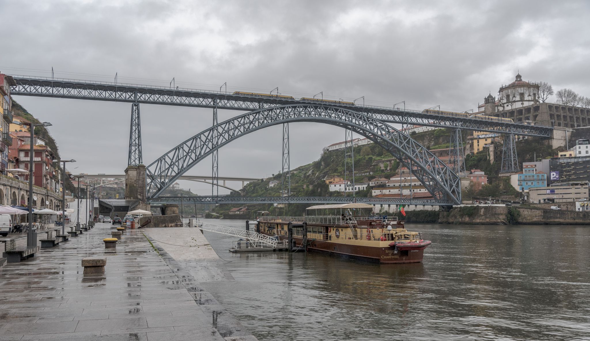 Cais da Ribeira & D. Luis I Bridge, Portugal