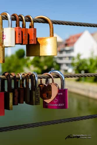 Chain bridge over the Main-Donau channel