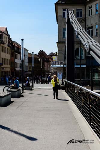 Chain bridge over the Main-Donau channel