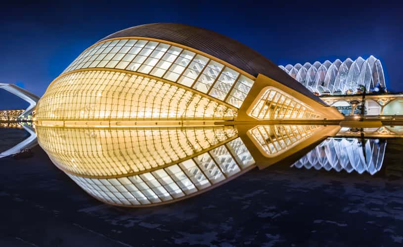 Hemisfèric & Ciudad de las Artes, east view