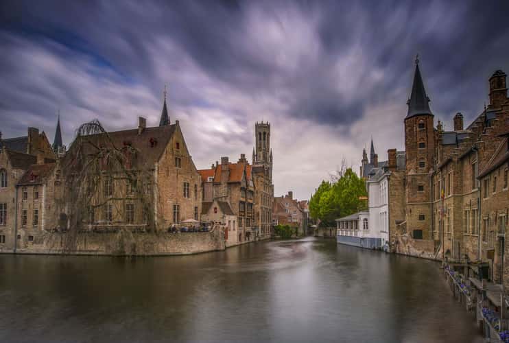 Typical view of Bruges