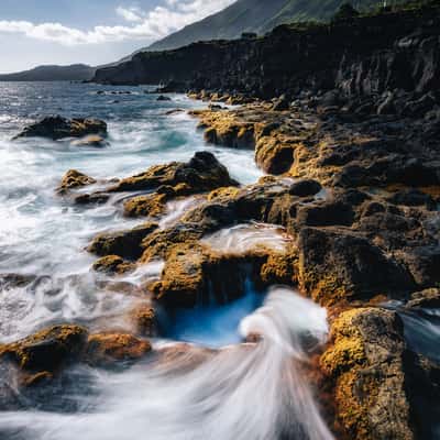Cliffs at Terra do Pao, Pico, Azores, Portugal