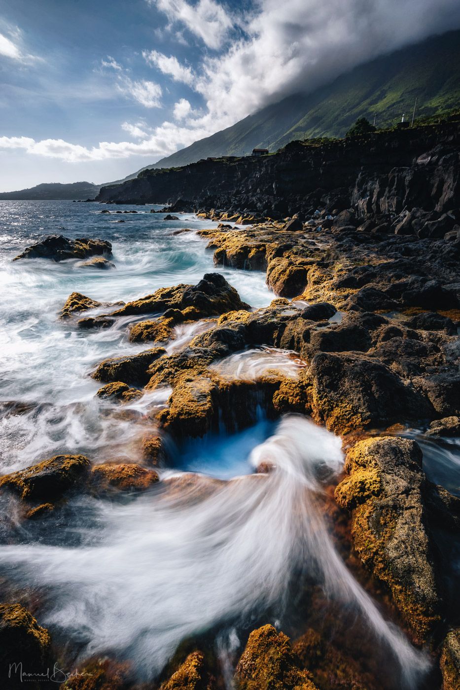 Cliffs at Terra do Pao, Pico, Azores, Portugal