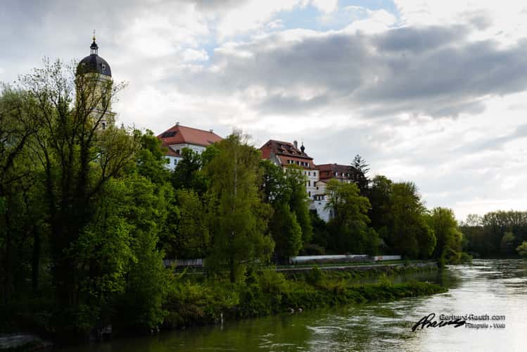 Danube from the bridge at Neuburg