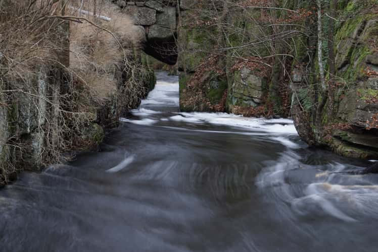 Djupafors canyon