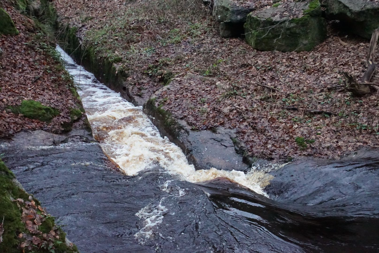 Djupafors canyon, Sweden