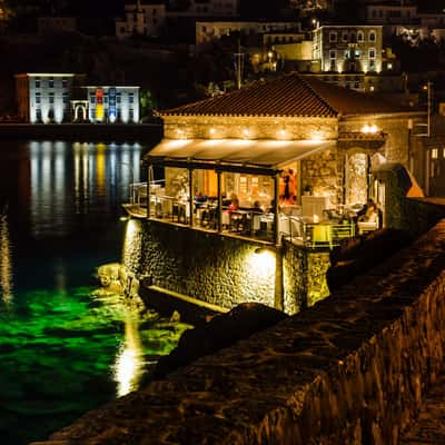 Edge of the Harbor, Hydra Island, Greece