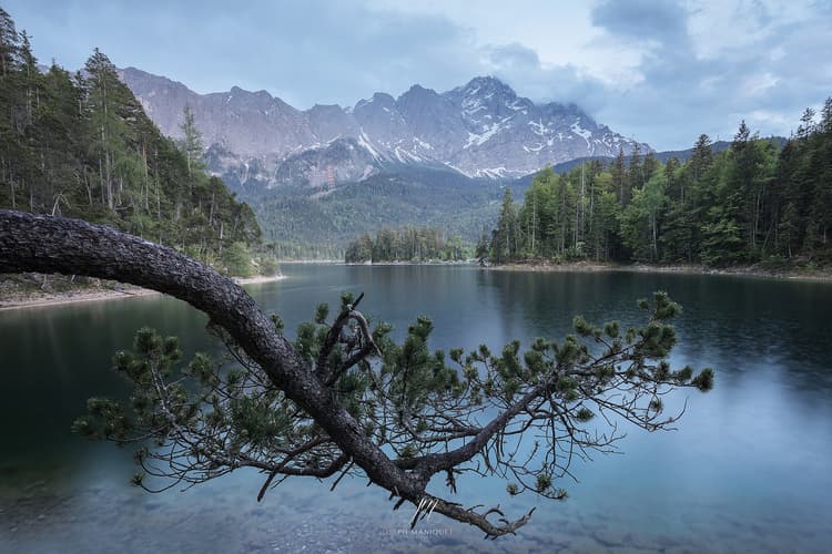 Eibsee mit der Zugspitze