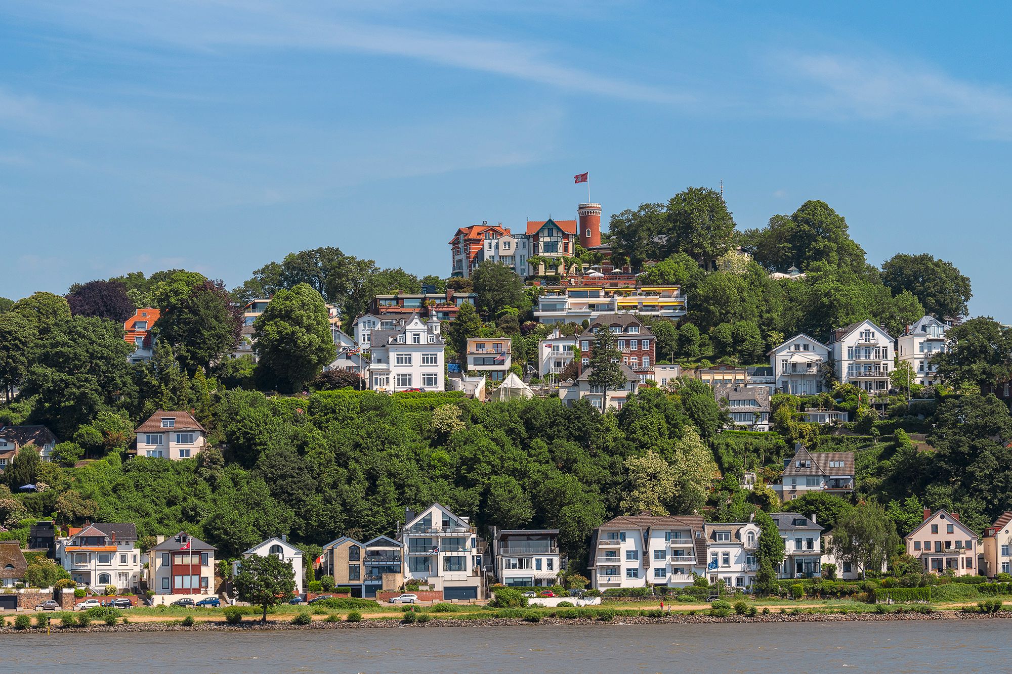 Ferry from Hamburg-Cranz to Hamburg-Blankenese, Germany