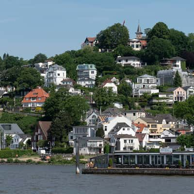 Ferry from Hamburg-Cranz to Hamburg-Blankenese, Germany