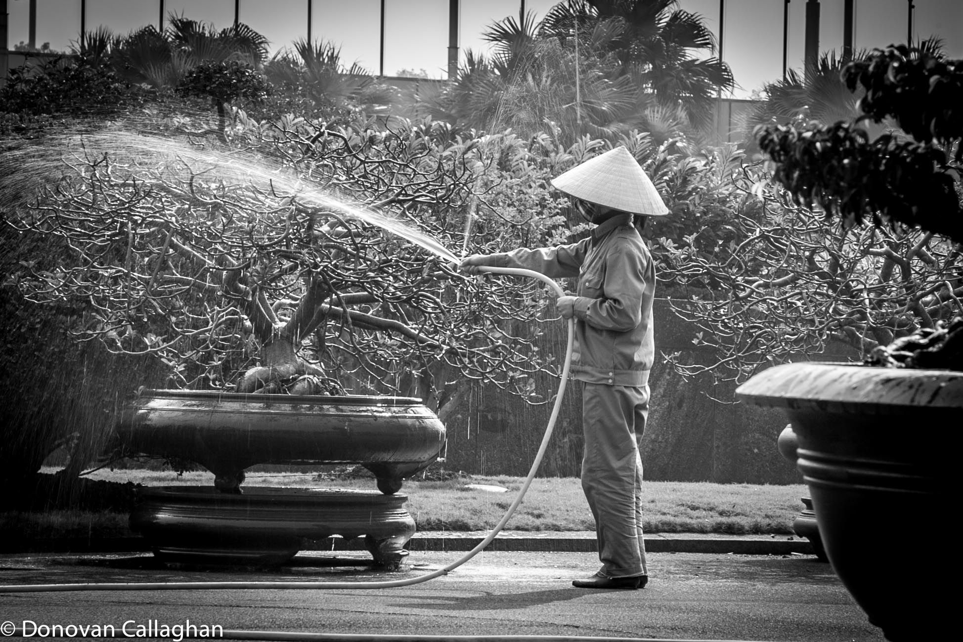 Gardner the Ho Chi Minh Mausoleum gardens, Vietnam