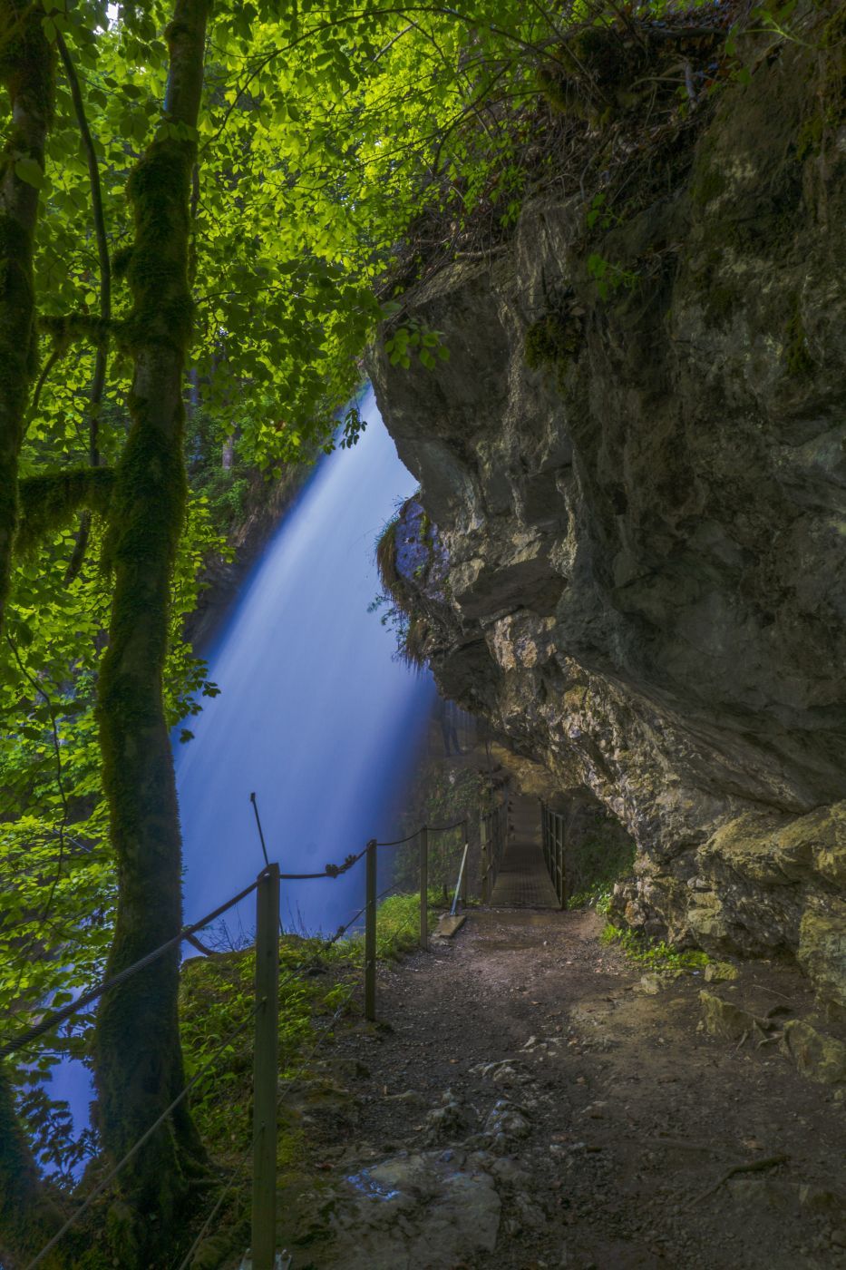 The Giessbach Waterfalls, Switzerland