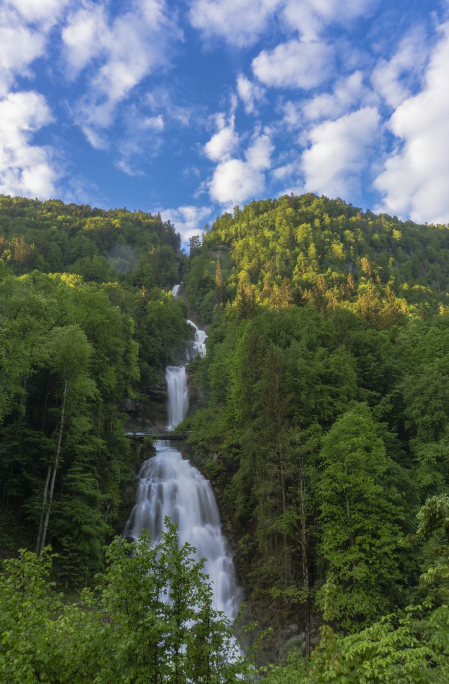 The Giessbach Waterfalls, Switzerland
