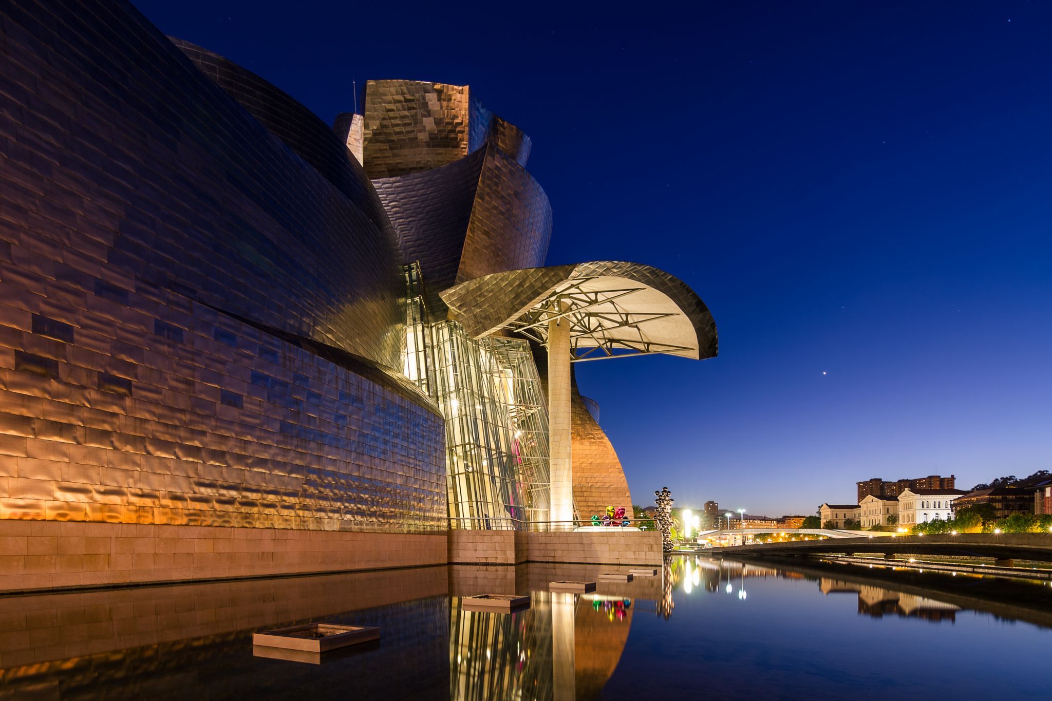 Guggenheim Bilbao Pond, Spain