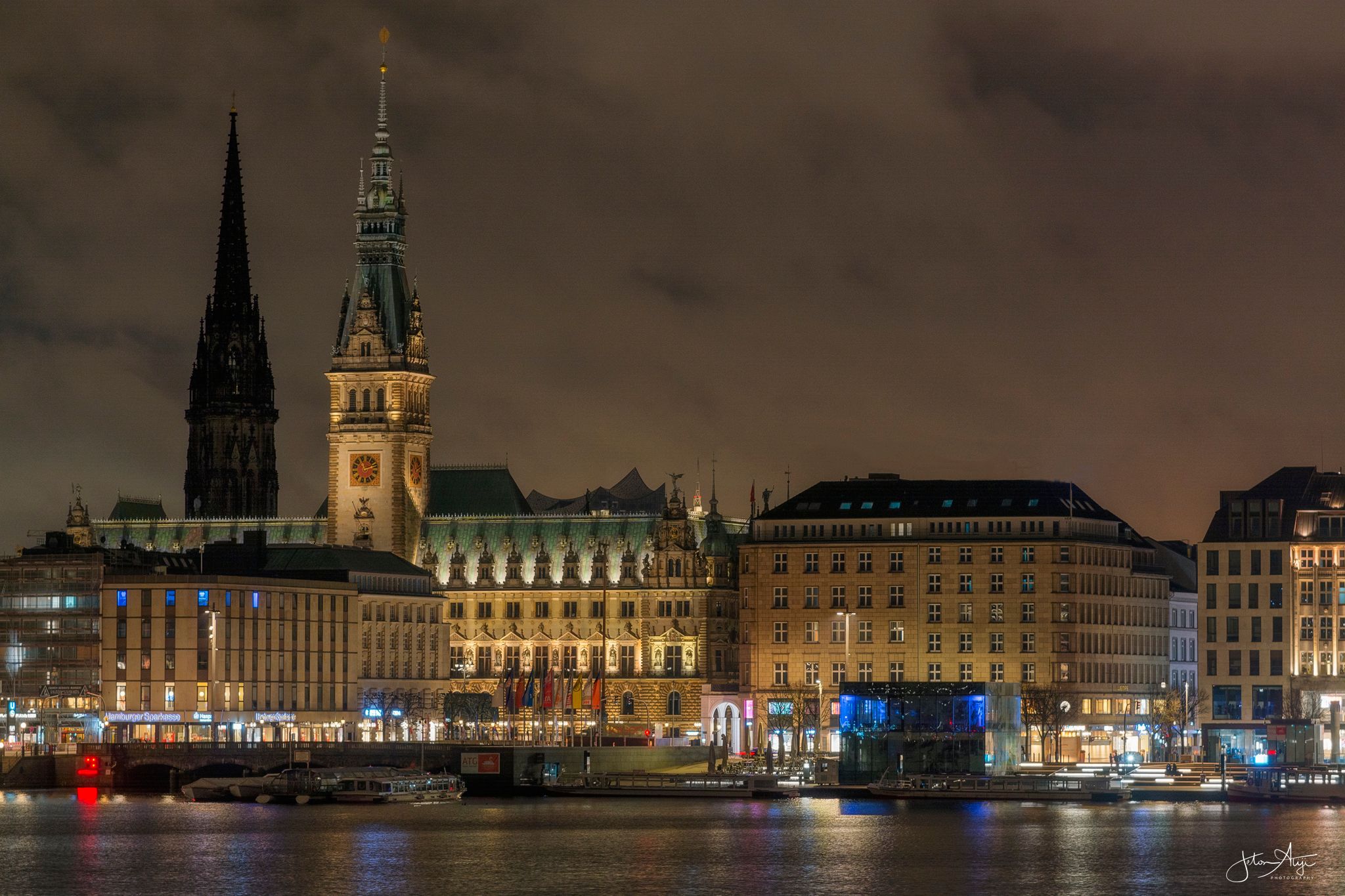 Binnenalster-View, Hamburg, Germany